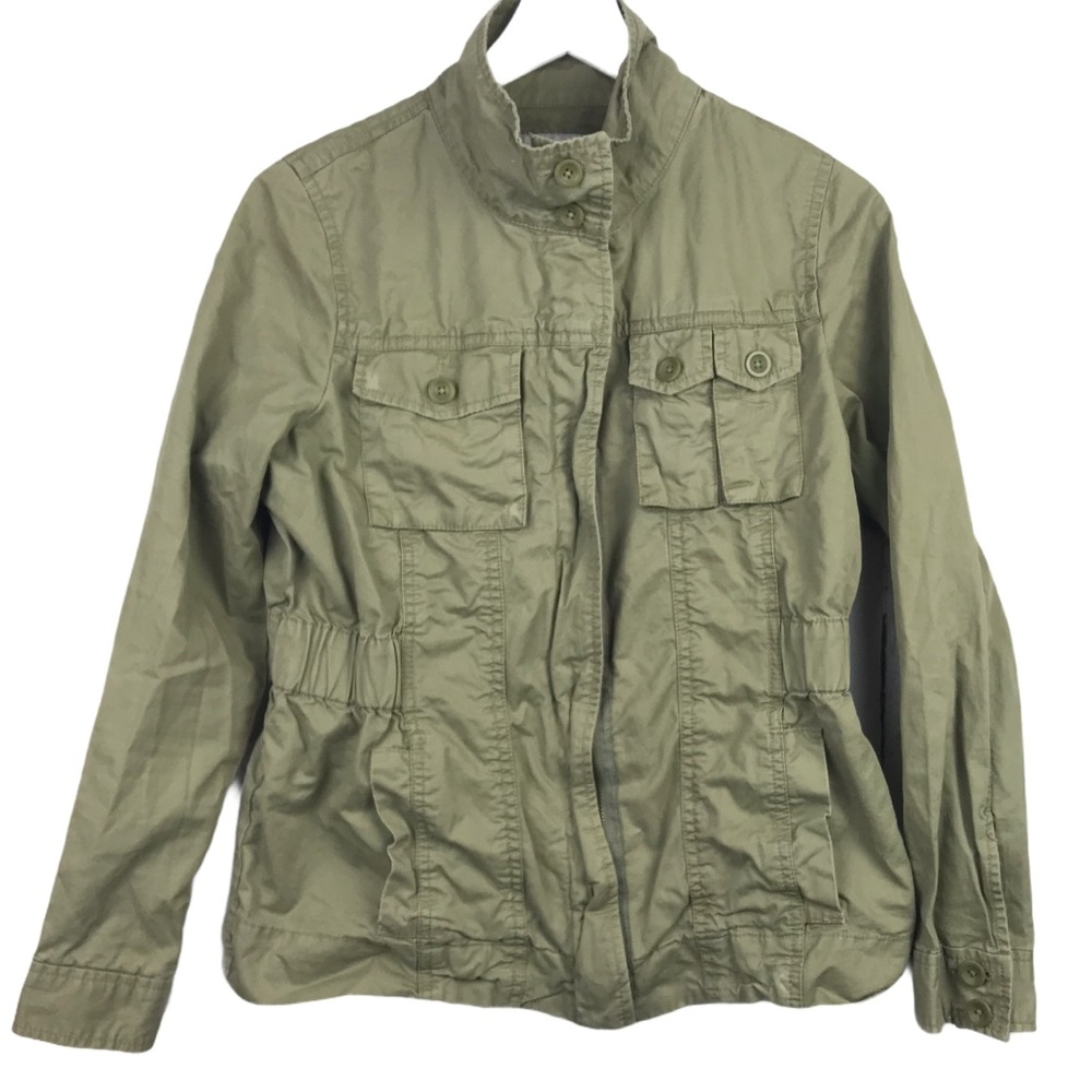 Old Navy Army Green Utility Cargo Jacket Sz M